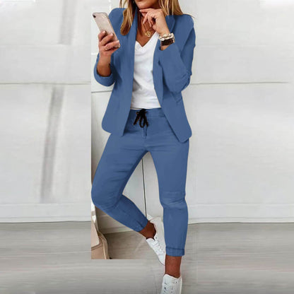 Elegantes Blazer-Hose-Set Damen Stilvoll & bequem