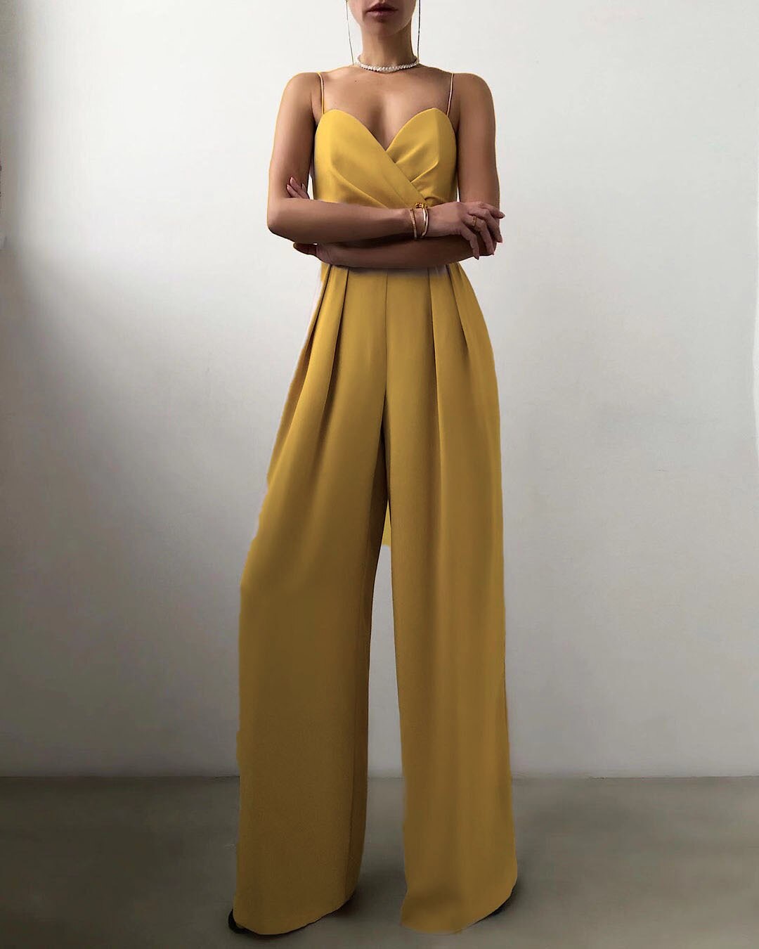 Sexy Damen Overall Riemen Jumpsuit