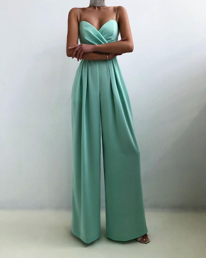 Sexy Damen Overall Riemen Jumpsuit