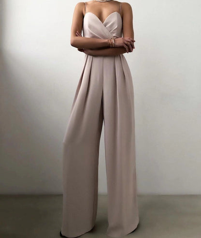 Sexy Damen Overall Riemen Jumpsuit