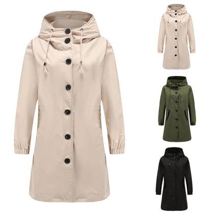 Langen Damen Trenchcoat Modisch & Vielseitig für jede Jahreszeit