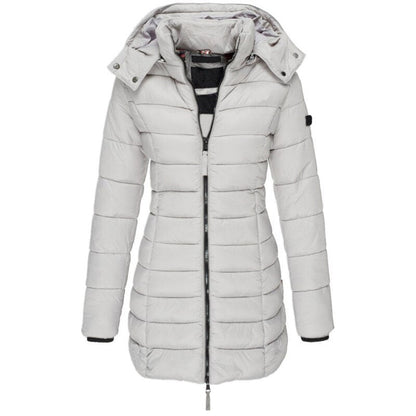 Winterjacke mit Kapuze und Reißverschluss – Herbst & Winter