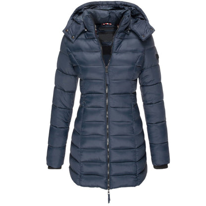 Winterjacke mit Kapuze und Reißverschluss – Herbst & Winter