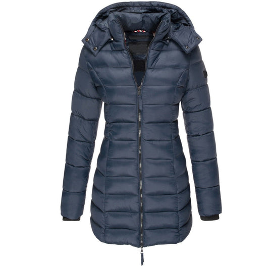Winterjacke mit Kapuze und Reißverschluss – Herbst & Winter