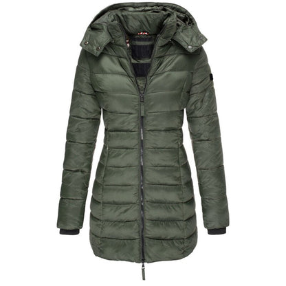 Winterjacke mit Kapuze und Reißverschluss – Herbst & Winter
