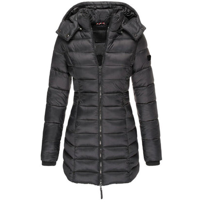 Winterjacke mit Kapuze und Reißverschluss – Herbst & Winter