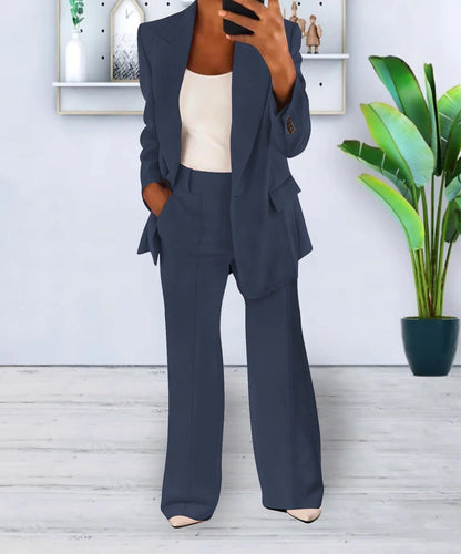 Damen Anzug Zweiteiler Elegantes & bequemes Outfit aus Baumwolle