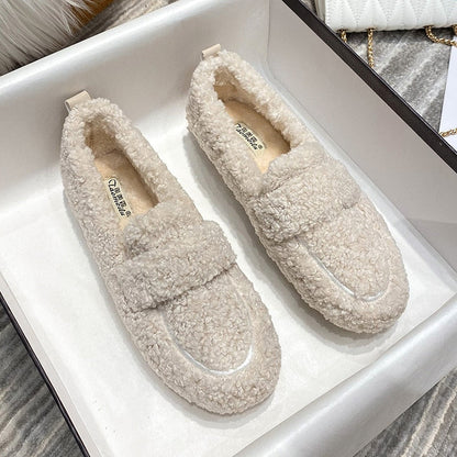 Plüsch Hausschuhe Damen Weiche & Warme Pantoffeln mit rutschfester Sohle