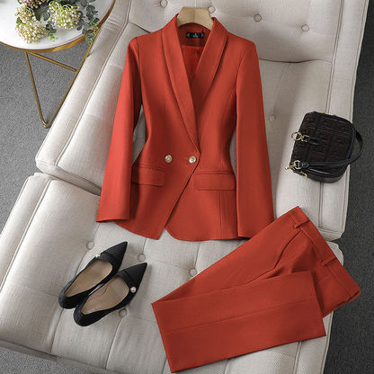 Blazer Hose Set Eleganter Damen Anzug, Hochwertig & Komfortabel