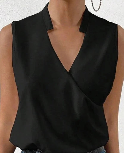 Elegantes ärmelloses Damentop - Sommer Top unifarben