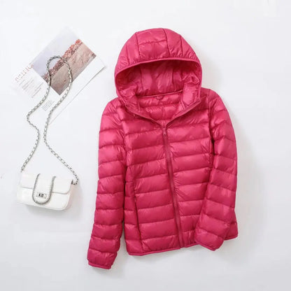 Wende-Daunenjacke Leichte, warme & figurbetonte Winterjacke