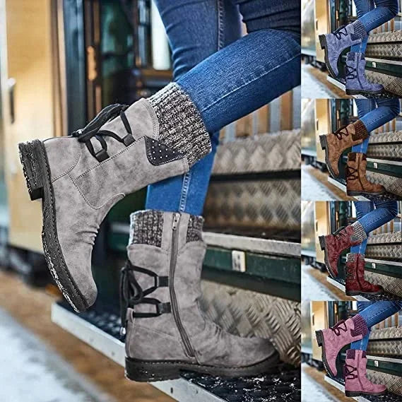 Winter-Schuhe Damen Warme, bequeme & stützende Halbschuhe für lange Spaziergänge