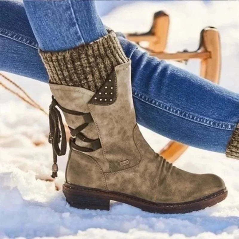 Winter-Schuhe Damen Warme, bequeme & stützende Halbschuhe für lange Spaziergänge