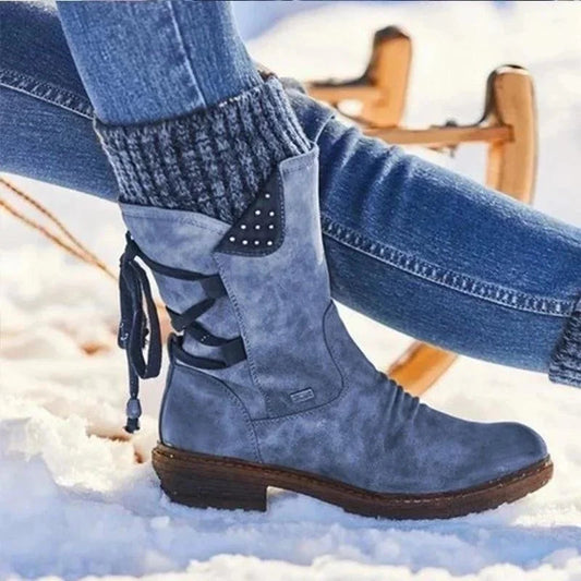 Winter-Schuhe Damen Warme, bequeme & stützende Halbschuhe für lange Spaziergänge