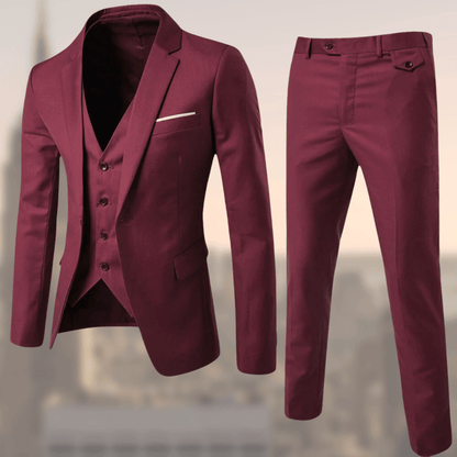 Hochwertiges Anzug Set für Herren Elegantes 3-teiliges Design