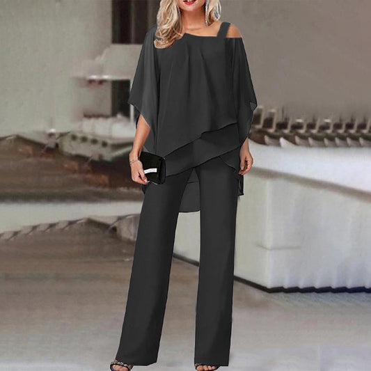 Eleganter Jumpsuit mit Cold-Shoulder-Detail