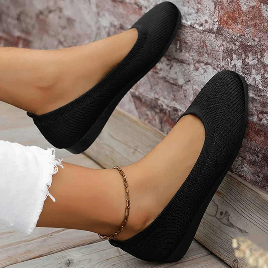 Bequeme Damen Sandalen Orthopädische Flache Loafers