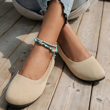 Bequeme Damen Sandalen Orthopädische Flache Loafers