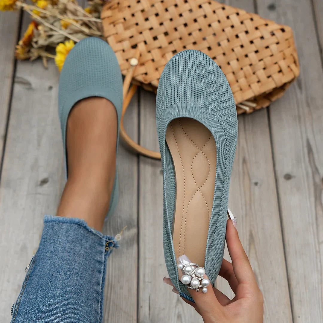 Bequeme Damen Sandalen Orthopädische Flache Loafers