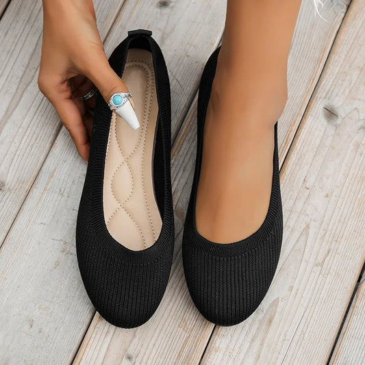 Bequeme Damen Sandalen Orthopädische Flache Loafers