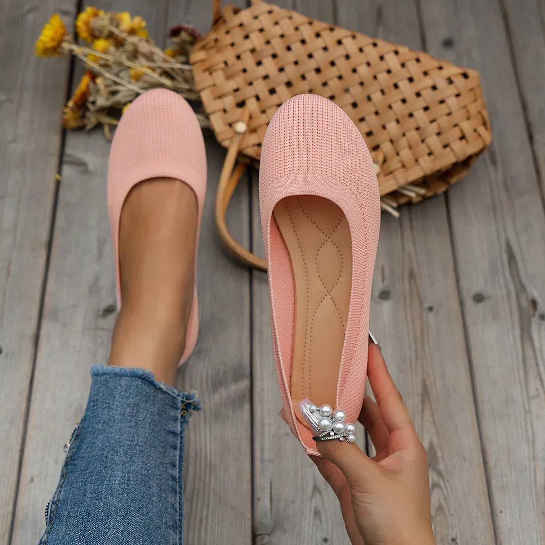 Bequeme Damen Sandalen Orthopädische Flache Loafers