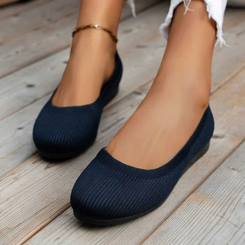 Bequeme Damen Sandalen Orthopädische Flache Loafers
