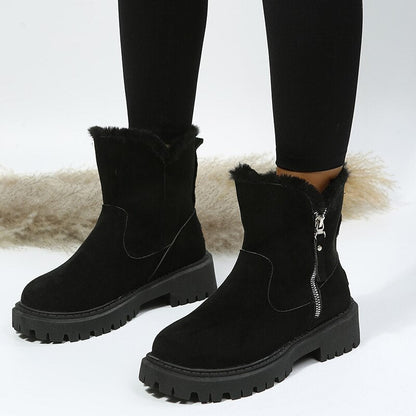 Superwarme Winterstiefel für Damen Warme, wasserdichte Damen-Winterschuhe