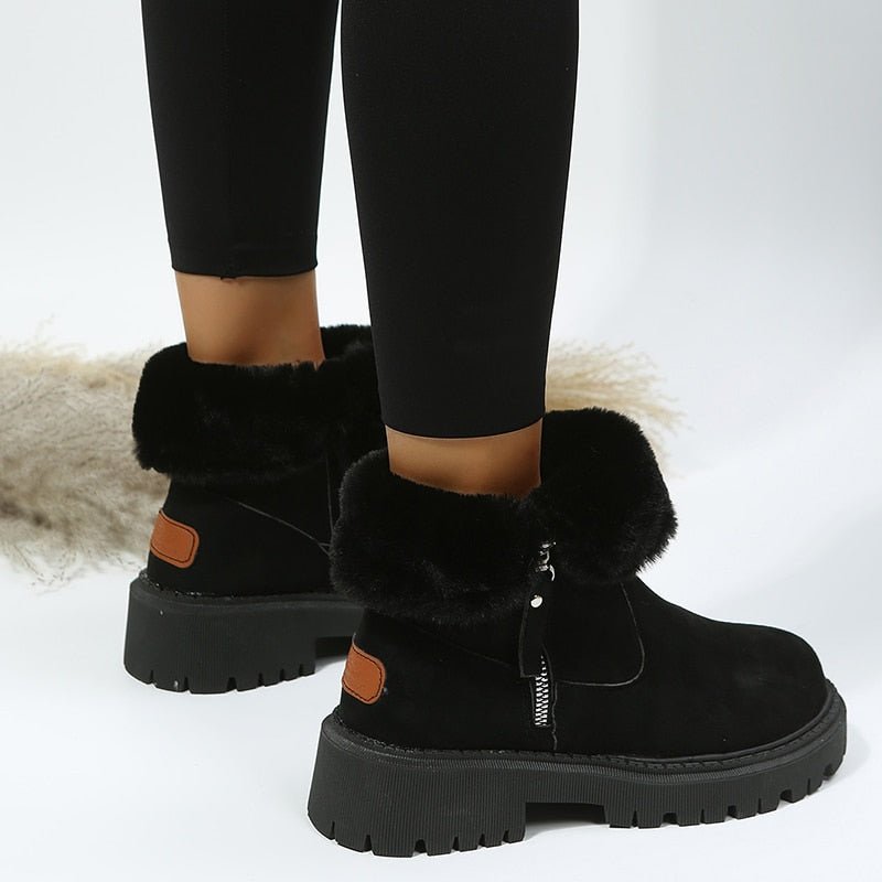 Superwarme Winterstiefel für Damen Warme, wasserdichte Damen-Winterschuhe