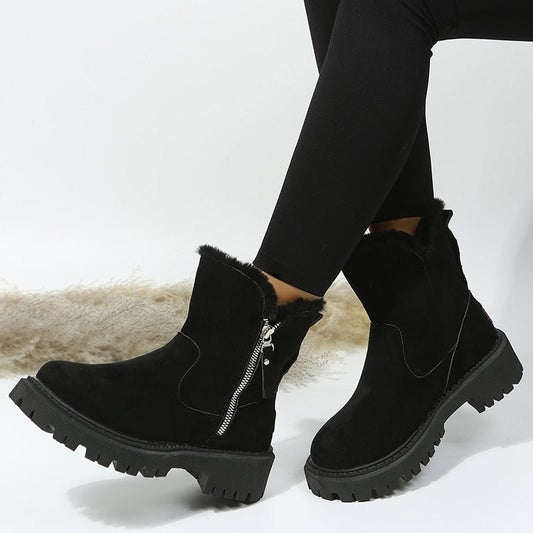 Superwarme Winterstiefel für Damen Warme, wasserdichte Damen-Winterschuhe