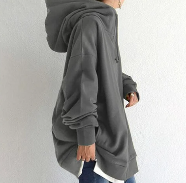 Damen Hoodie mit Reißverschluss Herbst & Winter - Handgefertigt