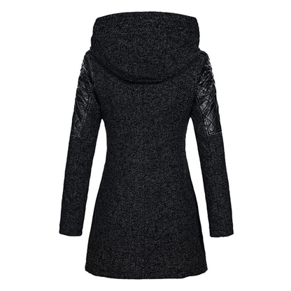 Langen Wintermantel Damen Elegant, Warm & Wetterfest